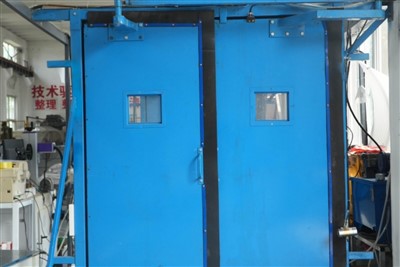 Minedør med regulator